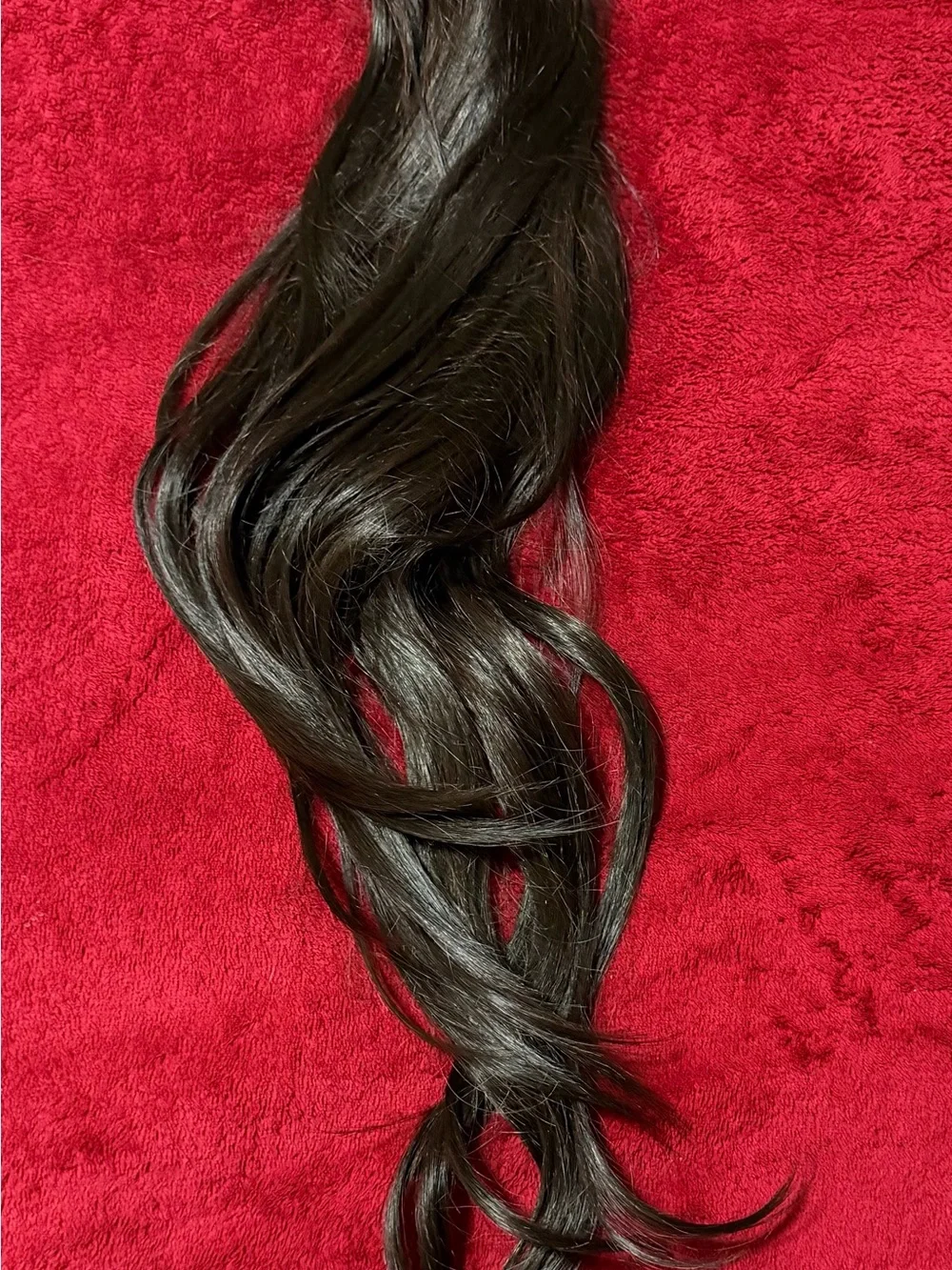Pretty Patty Lux Silky Dark Brown Ponytail